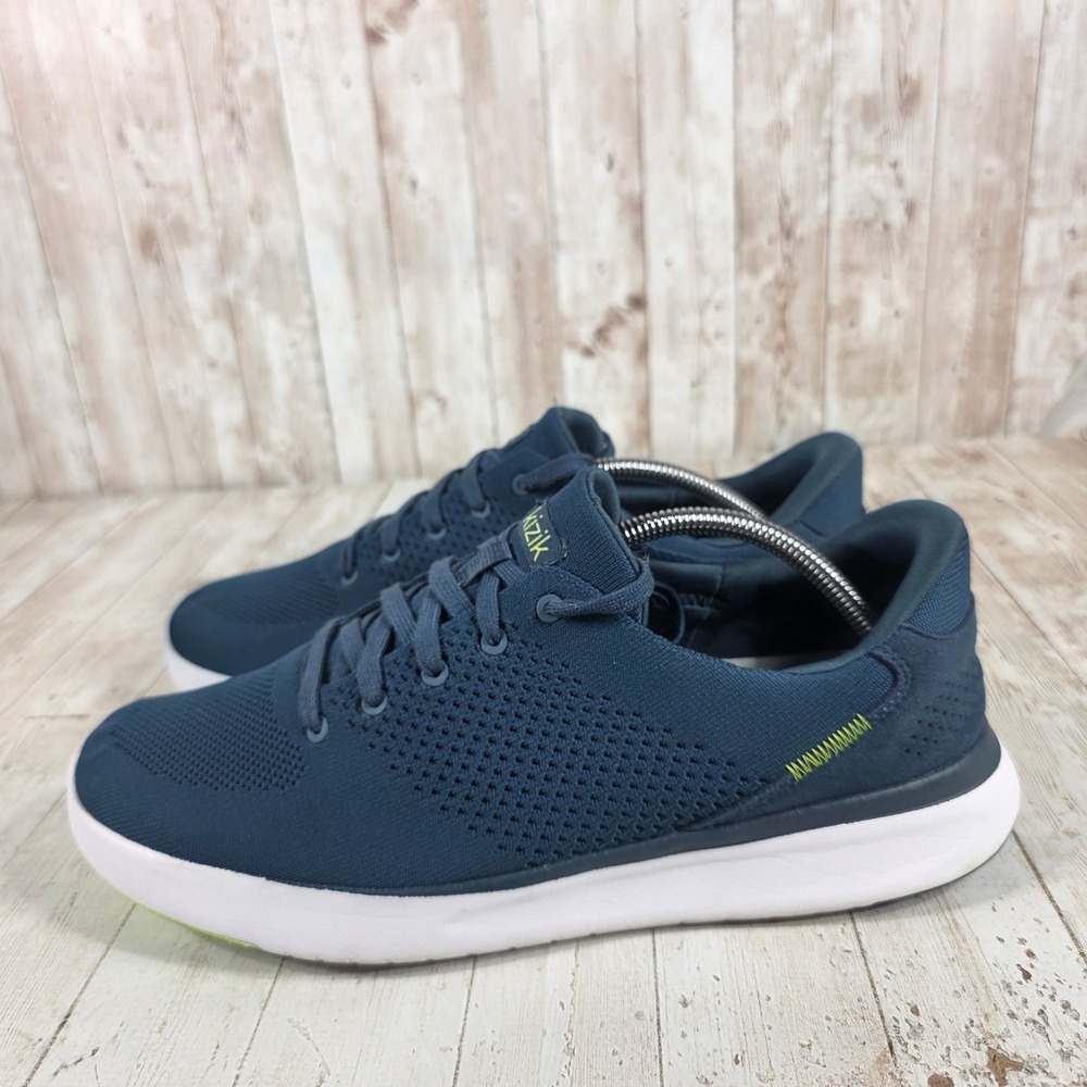 Kizik Lima Atlantic Blue Hands-Free Slip On Knit Sneakers Mens 11.5 - Picture 4 of 8